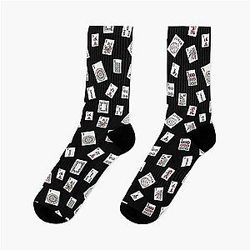 Black Mahjong Socks
