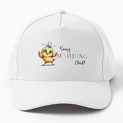 Mahjong Chick Baseball Cap