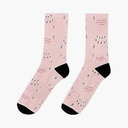 Merry Christmas Mahjong Players Socks