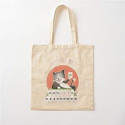 Mahjong Cat MIni Tote Bag