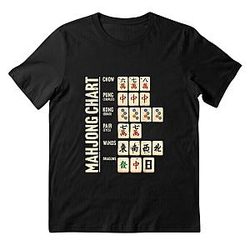 Mahjong Chart TTPM2304 Mahjong T-Shirts