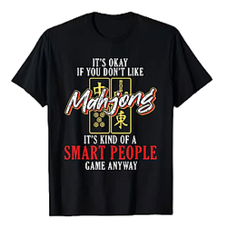 Casual Daily Poker Entertainment NTAN2304 Mahjong T-Shirts