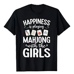 Mahjong with The Girls Graphic NTAN2304 Mahjong T-Shirts