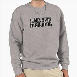 Mahjong player gift Pullover Sweatshirt