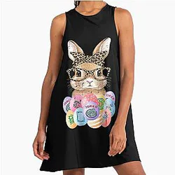 Easter Bunny Mahjong Dress
