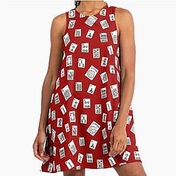 Red A-Line Dress