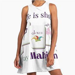 Life is Short Play A-Line Dress