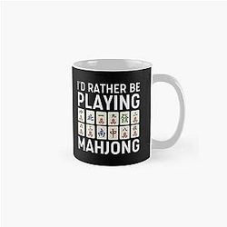 I'd Rather Be Playing Mahjong Classic Mug