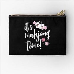 Mahjong Gift For her Zipper Pouch