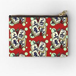 Mahjong Four Winds Zipper Pouch