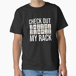 Funny Mahjong Player Classic T-Shirt