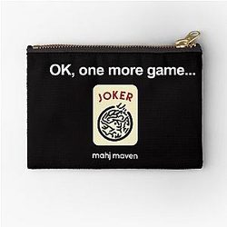 Mahjong Zipper Pouch by Mahj Maven