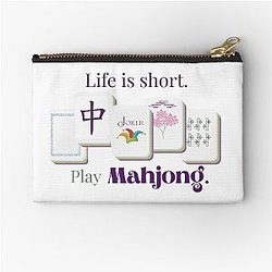 Life Is Short Play Zipper Pouch