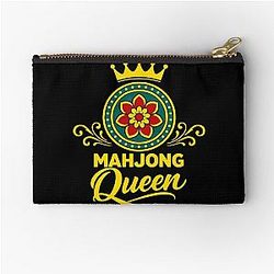 Mahjong Zipper Pouch