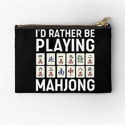 I'd Rather Be Playing Mahjong Pouch