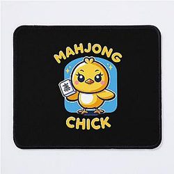 Mahjong Chicken Player Board Game China Solitaire Mouse Pad