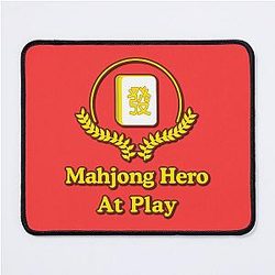 Mahjong Hero At Mahjong Tiles Mouse Pad