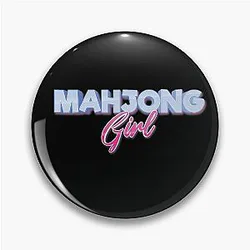 Mahjong Girl Pin
