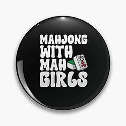 Mahjong with Girls Funny Mahjong Game Pin