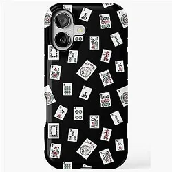 Black Mahjong iPhone Case