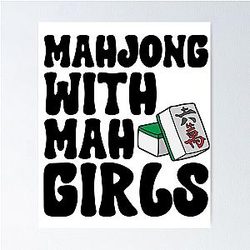 Mahjong with Girls - Funny Mahjong Game Poster