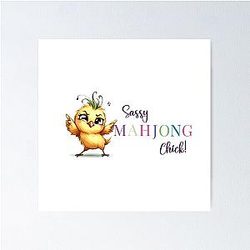 Mahjong Chick Poster