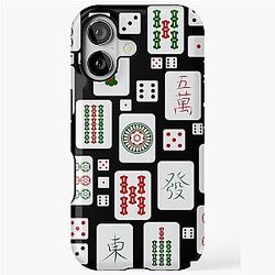 Mahjong tiles game iPhone Tough Case