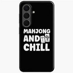 Mahjong & Chill - Funny Mahjong Quote Samsung Galaxy Case
