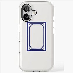 White Mahjong Dragon Baiban Tile It's Mahjong Time iPhone Case