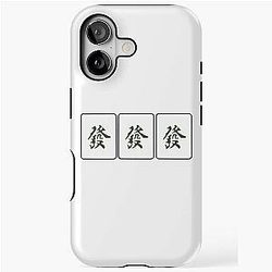 Mahjong Tile Faat (Get Rich) iPhone Case