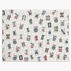 Mahjong Game Tiles Design Puzzle