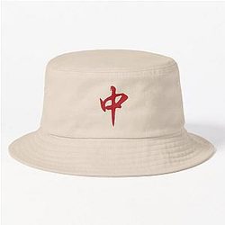 Red Mahjong dragon Hongzhong Tile. Its Mahjong Time Bucket Hat