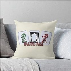 Mahjong Magic Throw Pillow