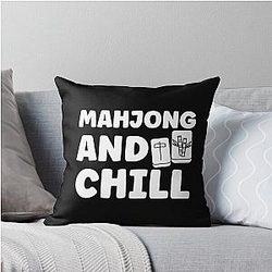 Mahjong & Chill - Funny Mahjong Quote Pillow
