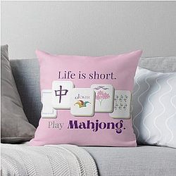 Play Mahjong Pillow