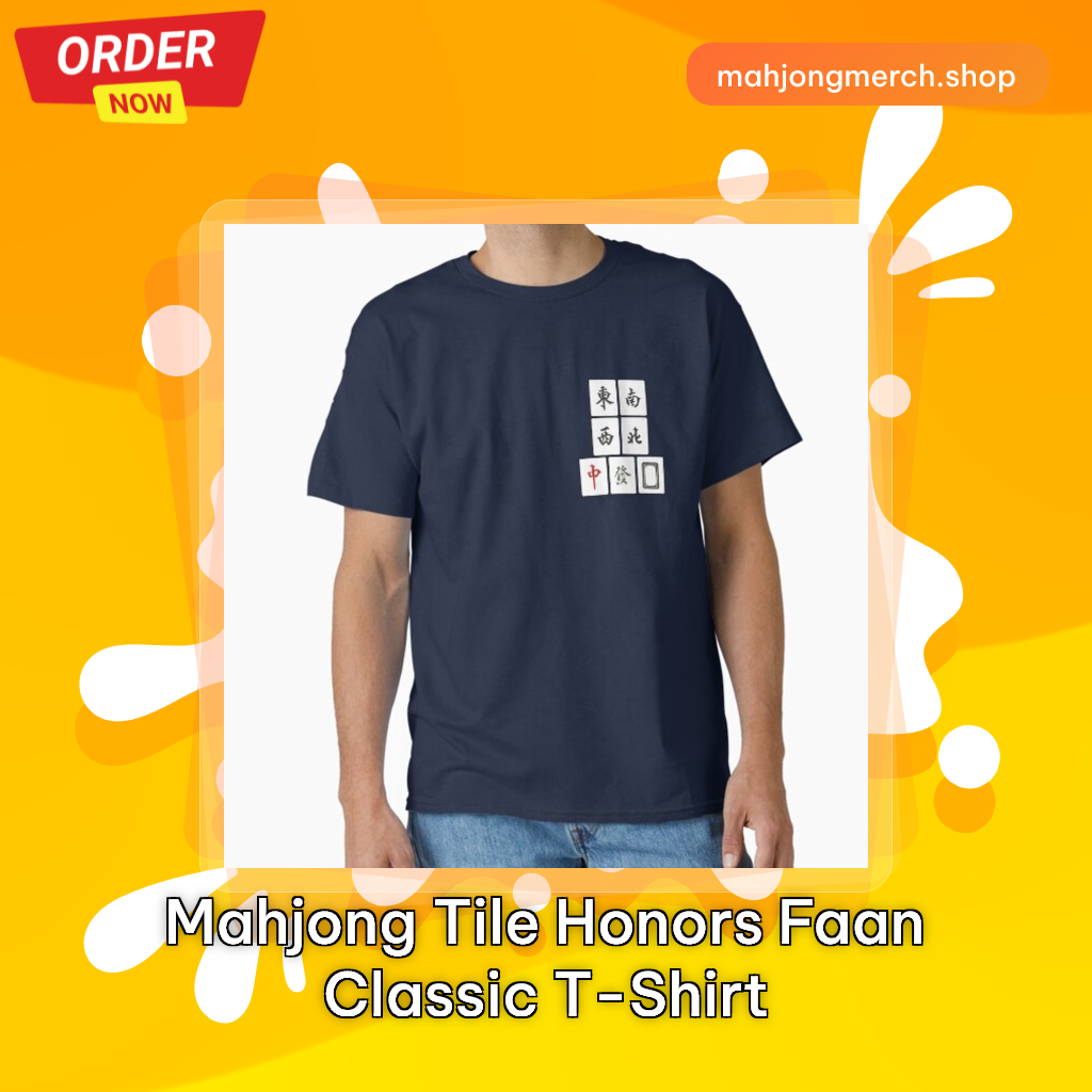 Mahjong Tile Honors Faan Classic T-Shirt