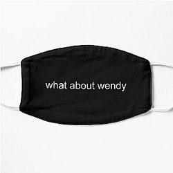 maisie peters what about wendy lyric Flat Mask RB1212