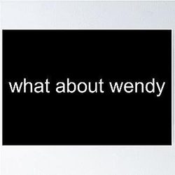 maisie peters what about wendy lyric Poster RB1212