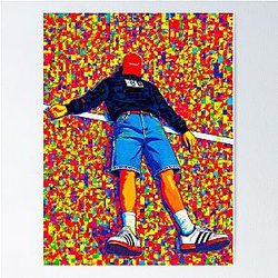 Trend Alert Malachi Barton in Pop Art Style Poster