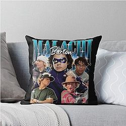 Malachi Barton Retro Fan Throw Pillow