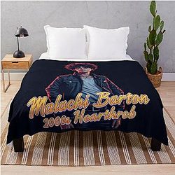 Malachi Barton Zombies Pop Art Streetwear Throw Blanket