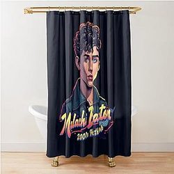 Malachi Barton 2000s Heartthrob Bootleg Tee Shower Curtain