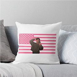 Malachi Barton Flag Throw Pillow
