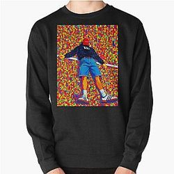 Trend Alert: Malachi Barton in Pop Art Style Sweatshirt