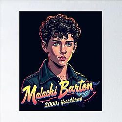 Malachi Barton 2000s Heartthrob Bootleg Tee Poster