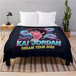 Malachi Barton 2000s Heartthrob Bootleg Tee Throw Blanket