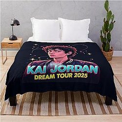 Malachi Barton Zombies Pop Art Streetwear Throw Blanket