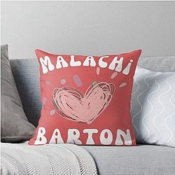 Malachi Barton Design Minimalist Name Graphic Throw Pillow