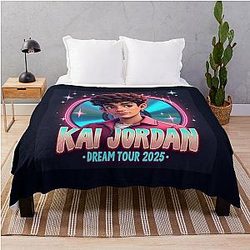 Malachi Barton 2000s Heartthrob Bootleg Tee Throw Blanket