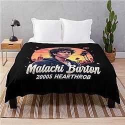 Malachi Barton Zombies Pop Art Streetwear Throw Blanket